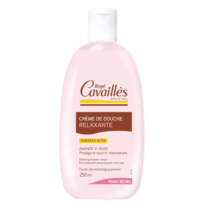 Rogé Cavaillès Crème de douche beurre d'amandes et rose 250ml