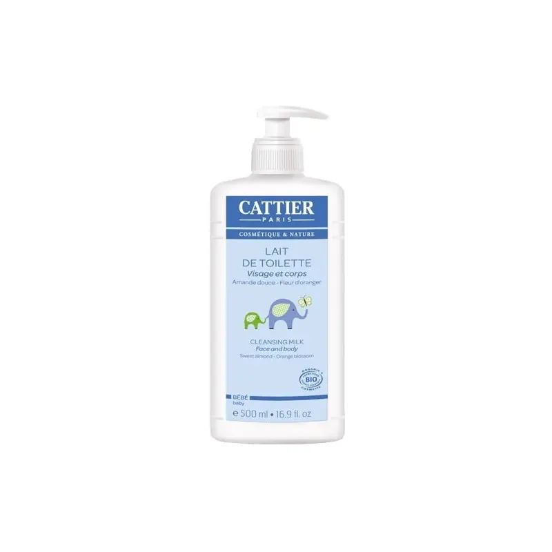 Cattier Lait de Toilette Bébé - BIO - 500 ml