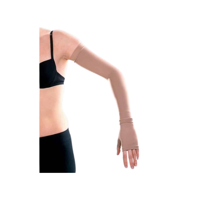 Manchon Lymphology avec mitaine continue ( l’unité )