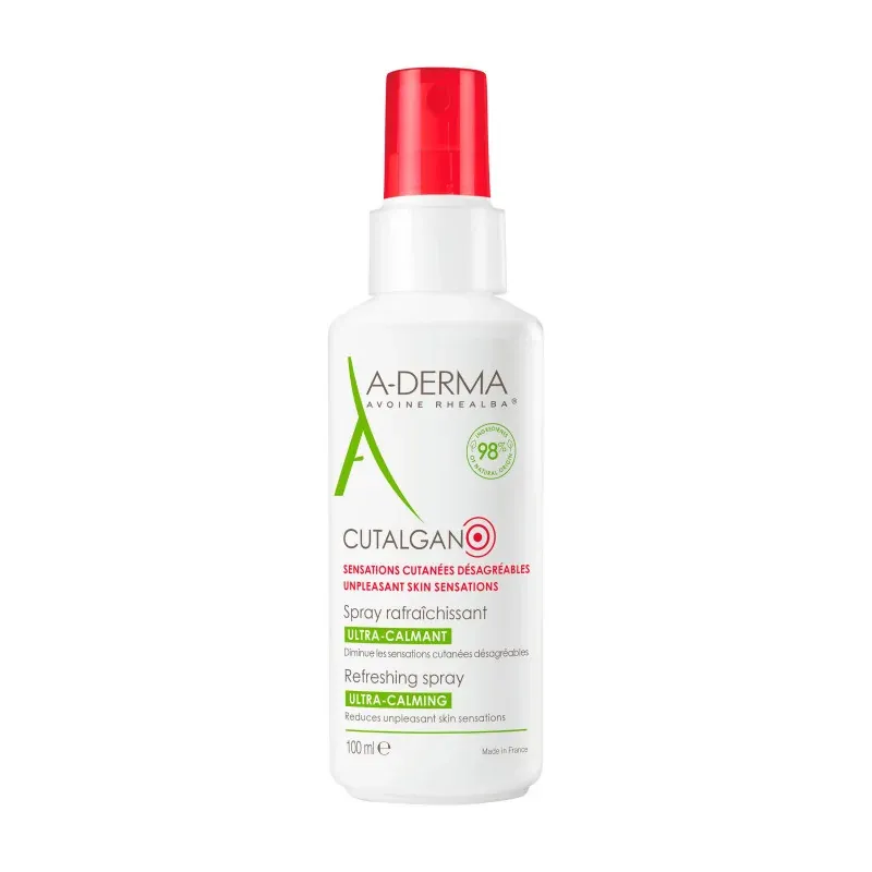 A-DERMA — CUTALGAN SPRAY RAFRAÎCHISSANT ULTRA-CALMANT — Spray rafraîchissant — CUTALGAN 100 ml