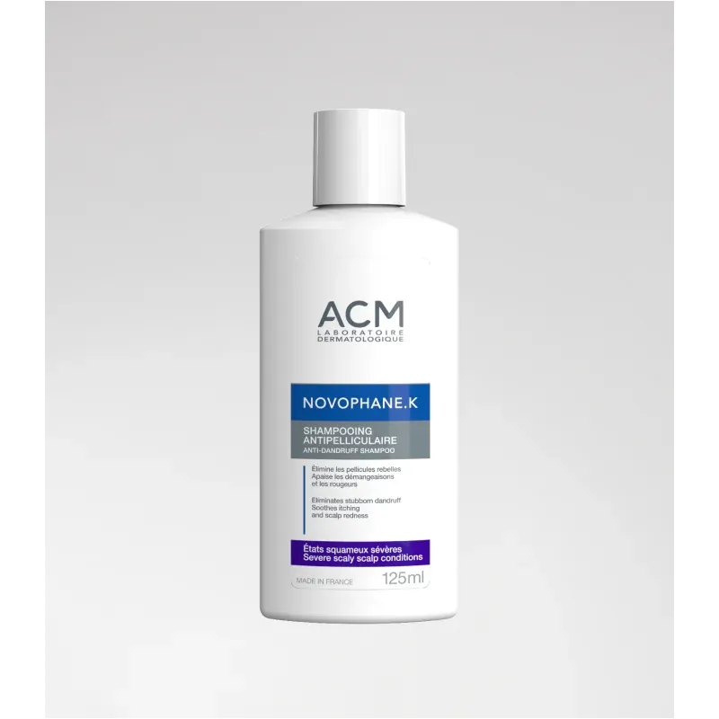 Acm Novophane K Shampooing pellicules sévères – 125 ml