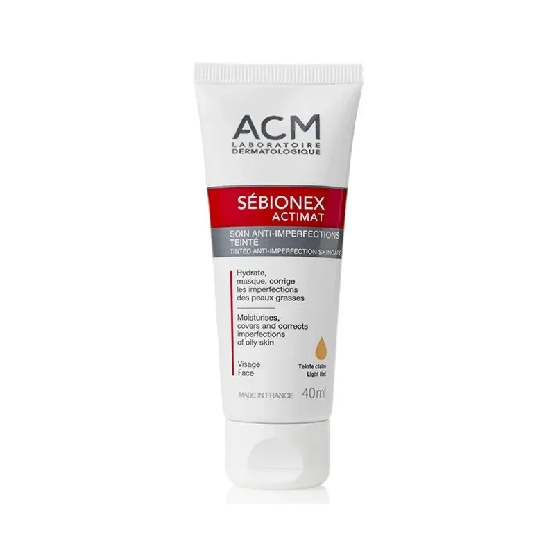 ACM SÉBIONEX ACTIMAT TEINTE CLAIRE 40ML                                       