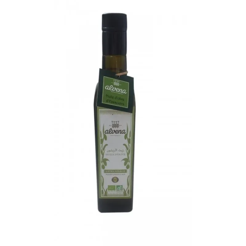 Alvena HUILE D'OLIVE EXTRA VIERGE 1ère PRESSION A FROID ORIGINE ESSAOUIRA 500 ML