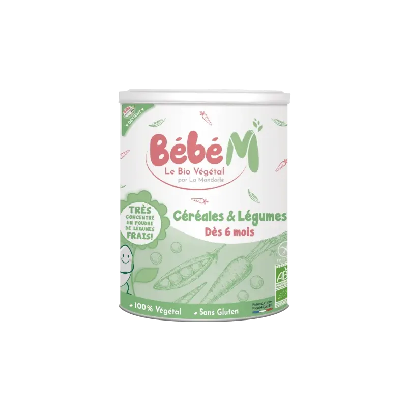 BÉBÉ M MA CÉRÉALES & LÉGUMES 400G (DÈS 6 MOIS)