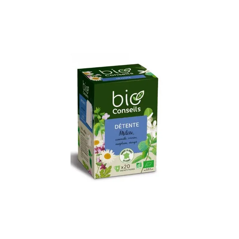 Bio conseils Infusion Détente Bio 20 sachets