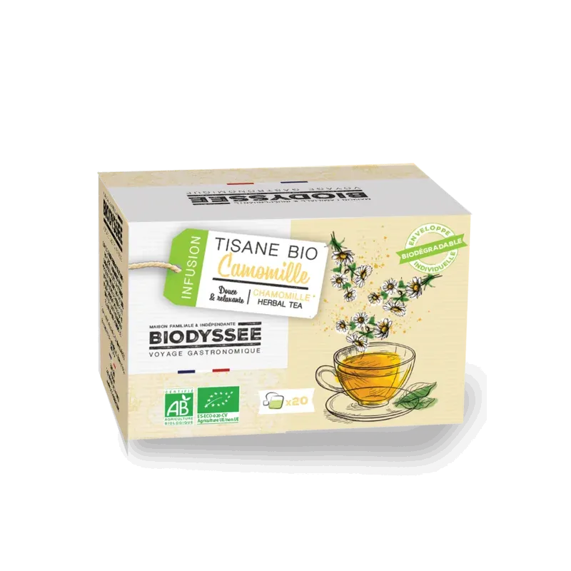 BIODYSSE TISANE CAMOMILLE 20x1,5G
