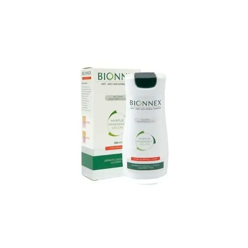 Bionnex SHAMPOING ANTI-CHEVEUX GRIS 250ml - pour cheveux normaux, homme et femme