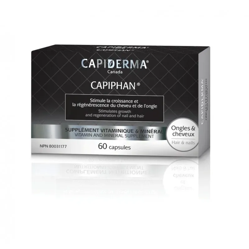 CAPIDERMA CAPIPHAN ONGLES ET CHEVEUX 60 GÉLULES