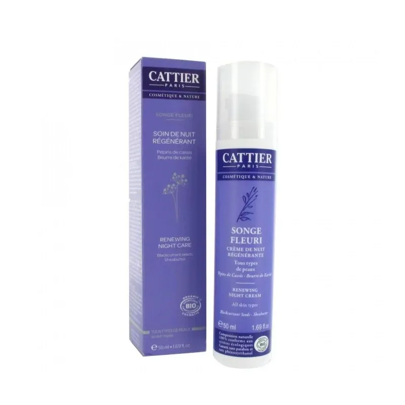Cattier CREME DE NUIT REGENERANTE TOUTES PEAUX