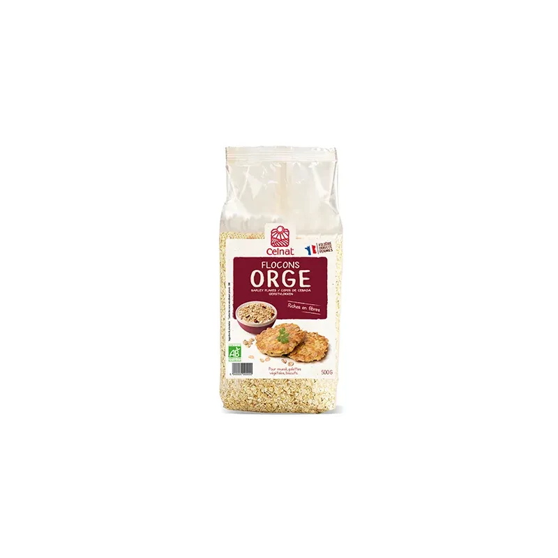 CELNAT FLOCONS D'ORGE 500G
