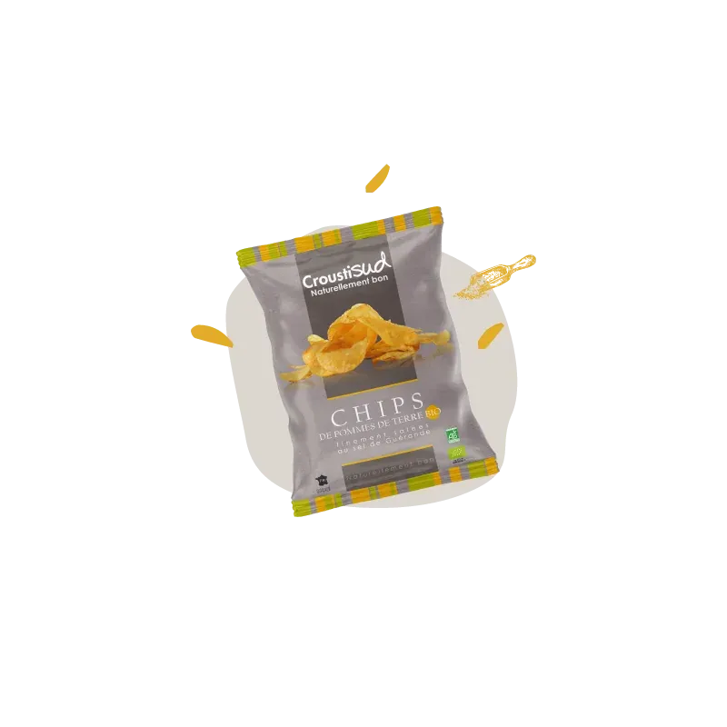CROUSTISUD CHIPS DE POMME DE TERRE 100G