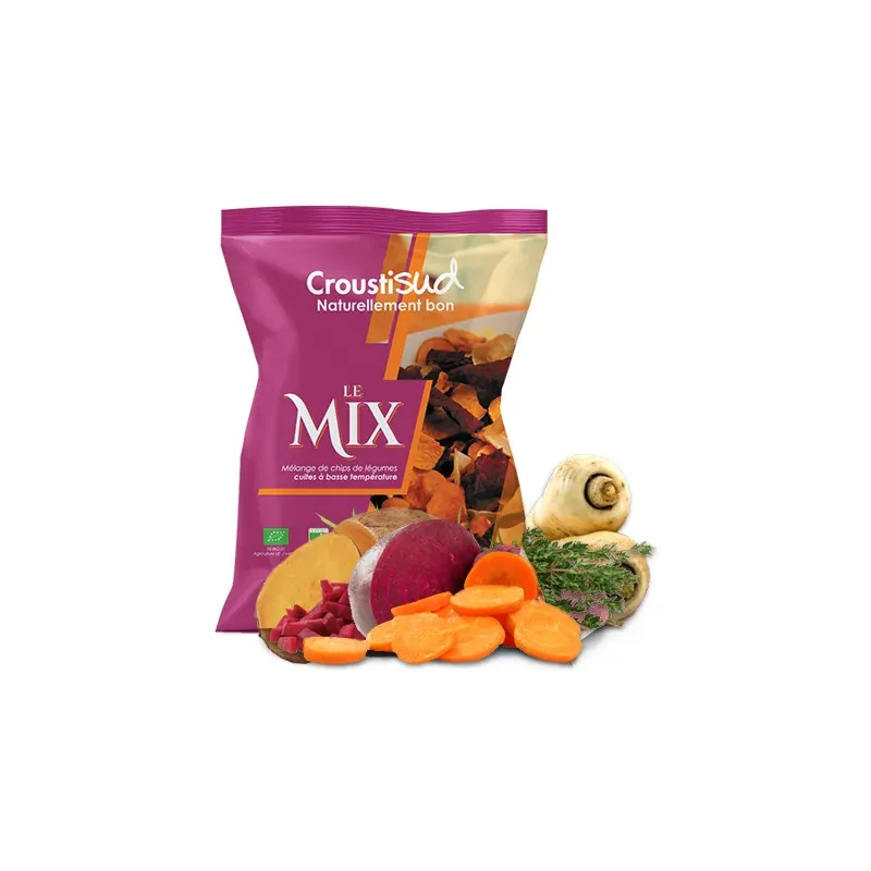 CROUSTISUD MELANGE DE CHIPS DE LEGUMES 90G