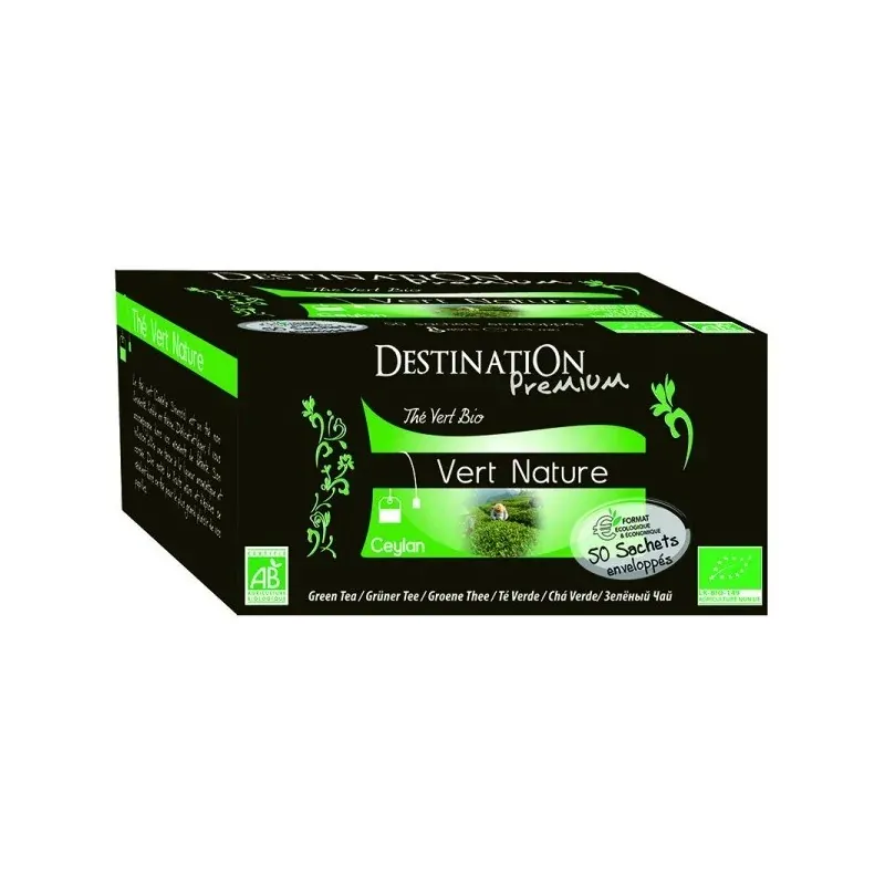 Destination THE VERT NATURE CEYLAN 50 X 2 G