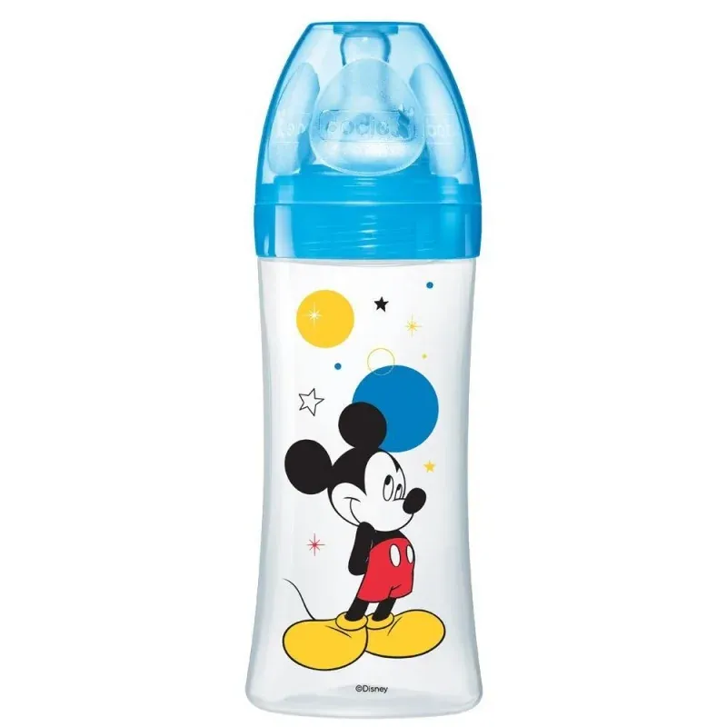 DODIE Biberons initiation+ 330ml TÉTINE 0-6 Mois ronde vitesse D3 DISNEY