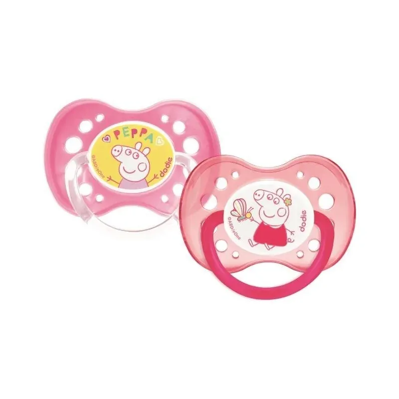 DODIE SUCETTE ANATOMIQUE A80 +18 SIL Peppa Pig X2