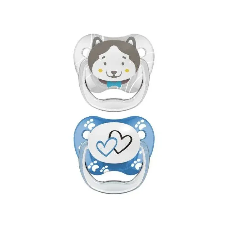 DR BROWNS SUCETTE PREVENT 6-18 MOIS PACK DE 2 Bleu
