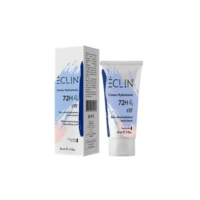 ECLIN CREME HYDRATANTE 72 H SPF 15 PEAU SECHE