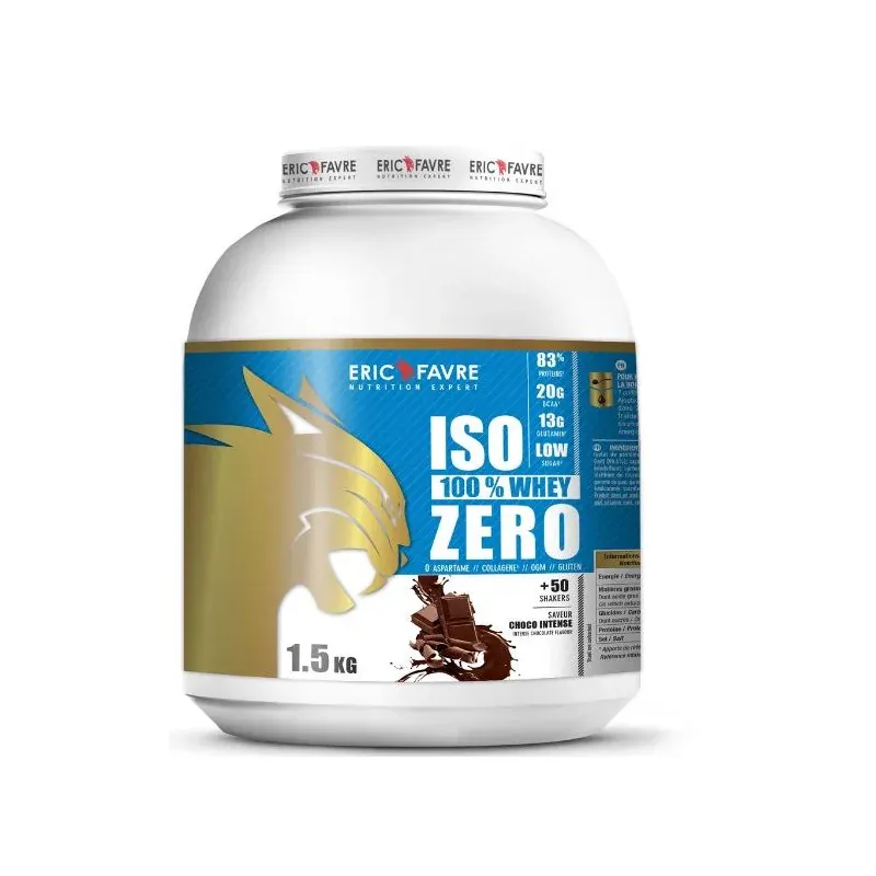 Eric Favre Iso Whey Zero Chocolat Intense 1.5 Kg