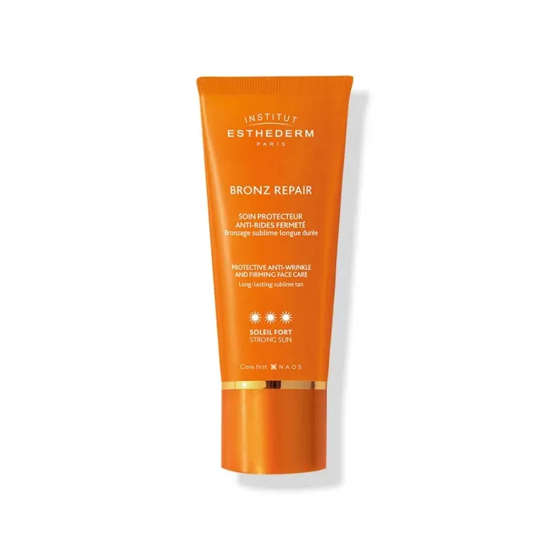 ESTHEDERM Bronz Repair Soin Protecteur Teinté Anti-Rides Fermeté Soleil Fort 50 ml
