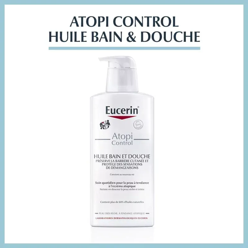 EUCERIN ATOPICONTROL Huile De Bain 400 ml