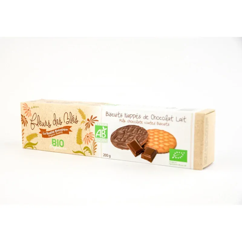 FLEURS DES BLES BISCUITS NAPPES AU CHOCOLAT 200 G