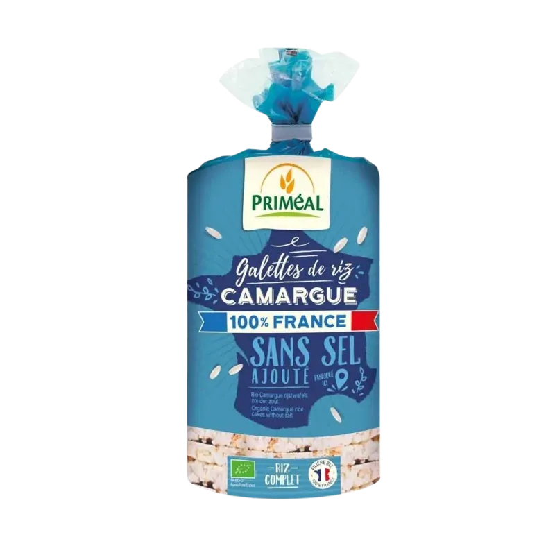 Primeal Galettes riz de camargue sans sel 130g