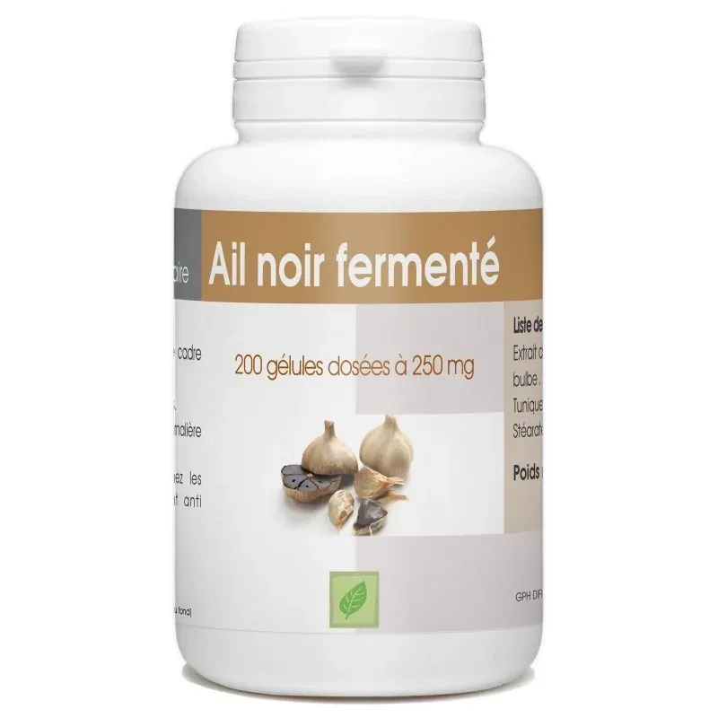 GPH DIFFUSION AIL NOIR FERMENTE 250MG 200 GÉLULES