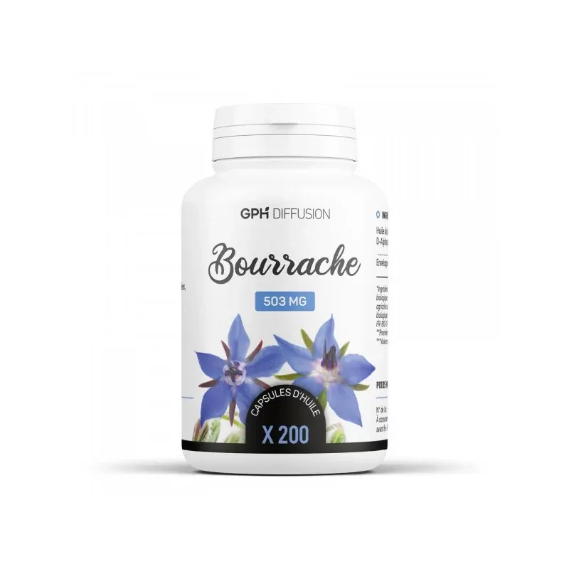GPH diffusion BOURRACHE Bio 200 capsules