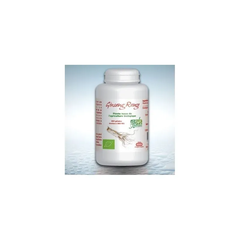 GPH DIFFUSION GINSENG ROUGE Bio 200 gélules