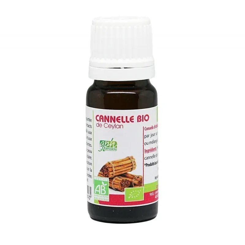 GPH DIFFUSION HUILE ESSENTIELLE DE CANNELLE DE CEYLAN ECORCE - 10ML