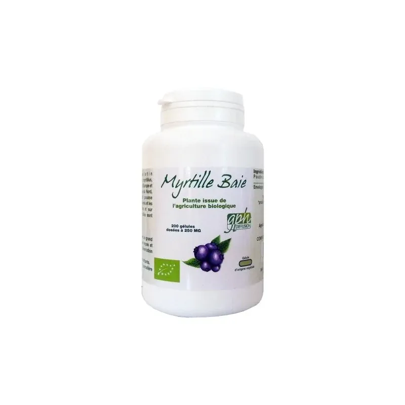 GPH DIFFUSION MYRTILLE BAIE Bio 200 gélules