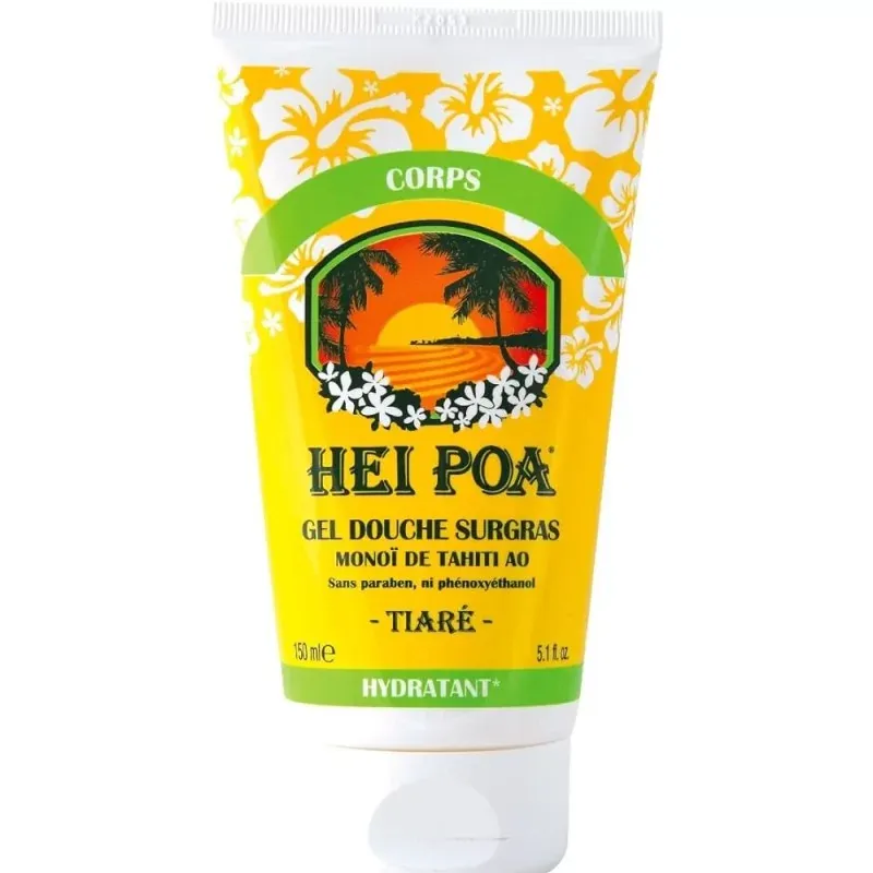 Hei Poa Gel douche surgras -parfum tiaré 150ml