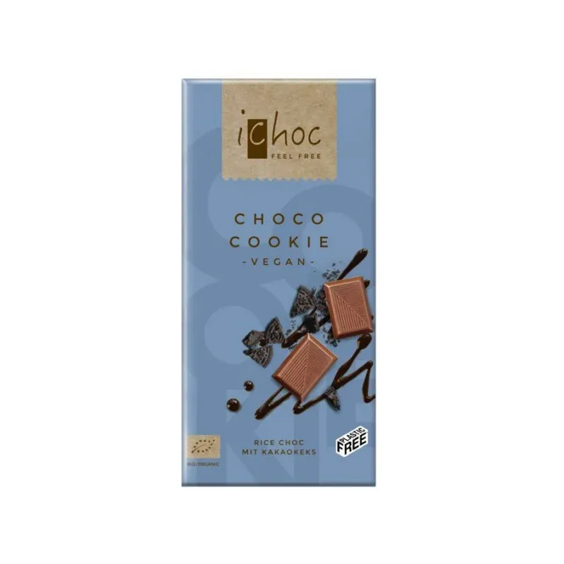 ICHOC TABLETTE COOKIES CHOCOLAT 80G
