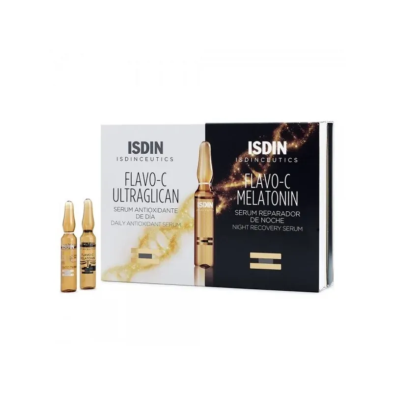 ISDIN ISDINCEUTIQUE FLAVO-C 24H PACK 10+10 Ampoules