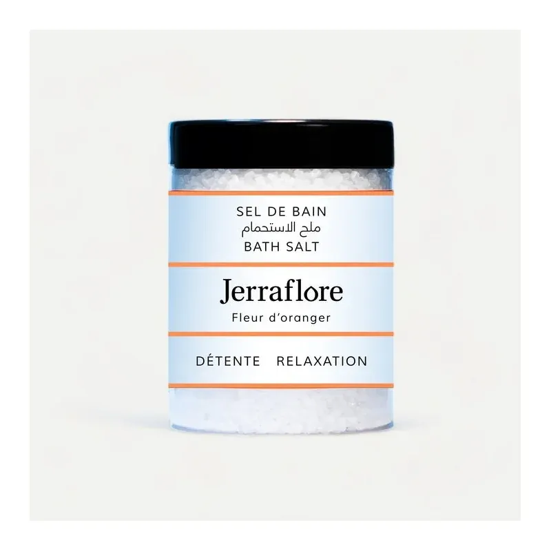 JERRAFLORE SEL DE BAIN FLEUR D'ORANGER 400g