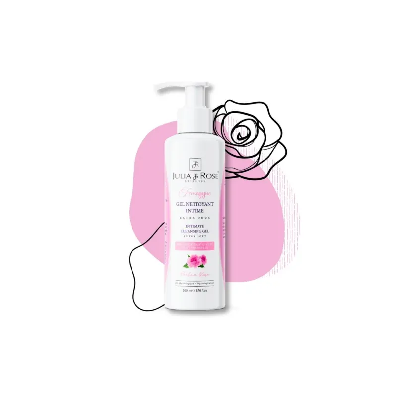 Julia & Rose Gel Intime Rose 200ml