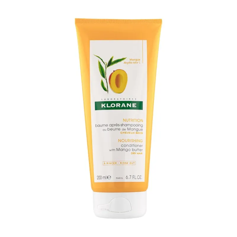 KLORANE BEURRE DE MANGUE BAUME APRES-SHAMPOOING NUTRITIF ET DEMELANT 150ml