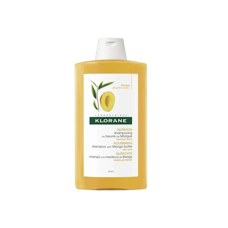 KLORANE BEURRE DE MANGUE SHAMPOOING TRAITANT NUTRITIF 400ml