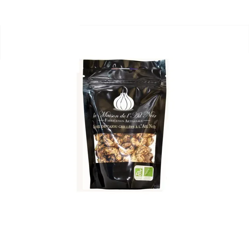 LA MAISON D'AIL NOIR NOIX DE CAJOU GRILLES A L'AIL NOIR 100G
