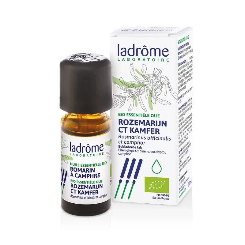 LADROME HUILE ESSENTIELLE DE ROMARIN OFFICINAL CAMPHRE 10ML