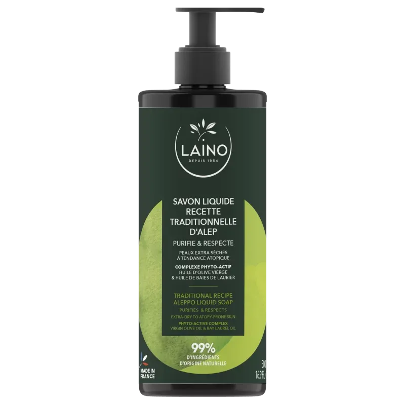 Laino Savon liquide recette tradionnelle d'Alep 500ml