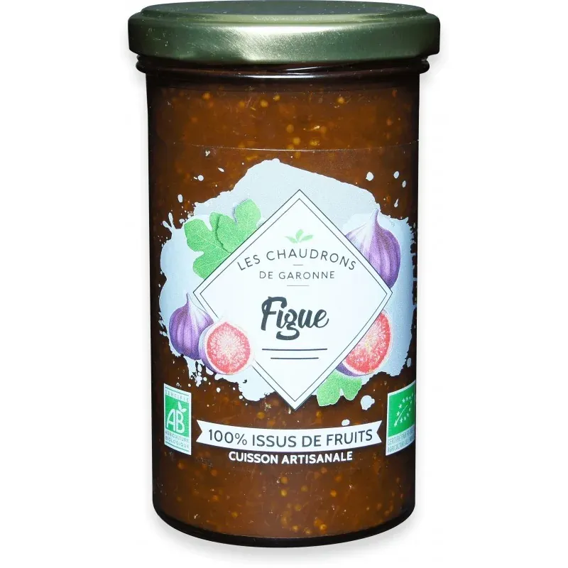 Les Chaudrons de Garonne Préparation 100% Fruits Figue 275g
