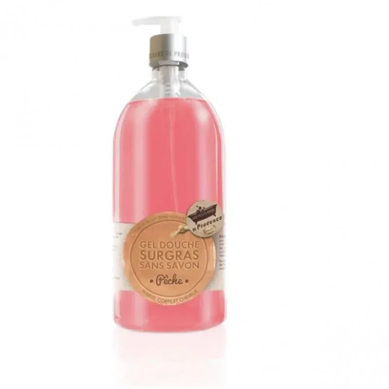 LES PETITS BAINS DE PROVENCE GEL DOUCHE SANS SAVON PÊCHE 1L