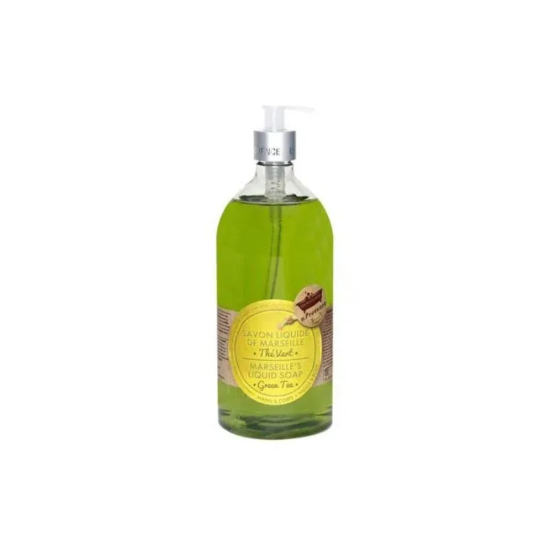 LES PETITS BAINS DE PROVENCE SAVON LIQUIDE THÉ VERT 1 L