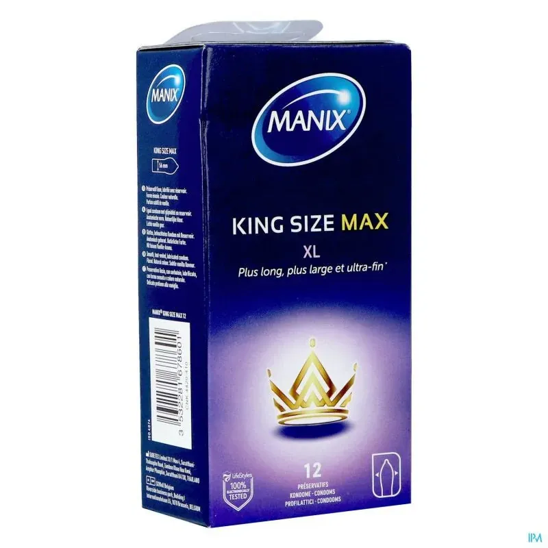 MANIX KING SIZE MAX BOITE DE 12
