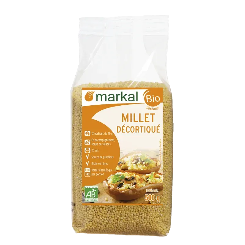MARKAL MILLET DECORTIQUE 500G
