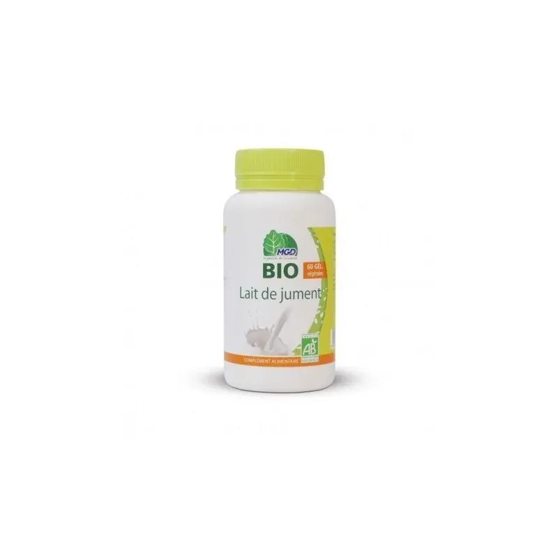 MGD NATURE lait de jument bio 60gél - revitalisant
