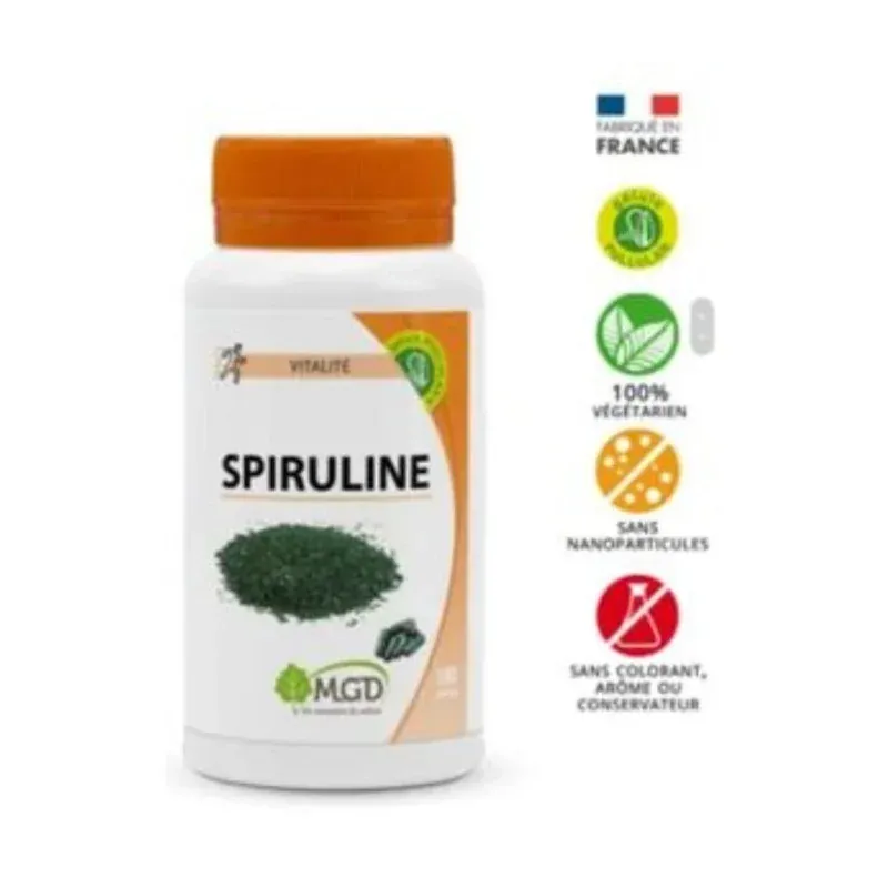 MGD SPIRULINE 200 GELULES