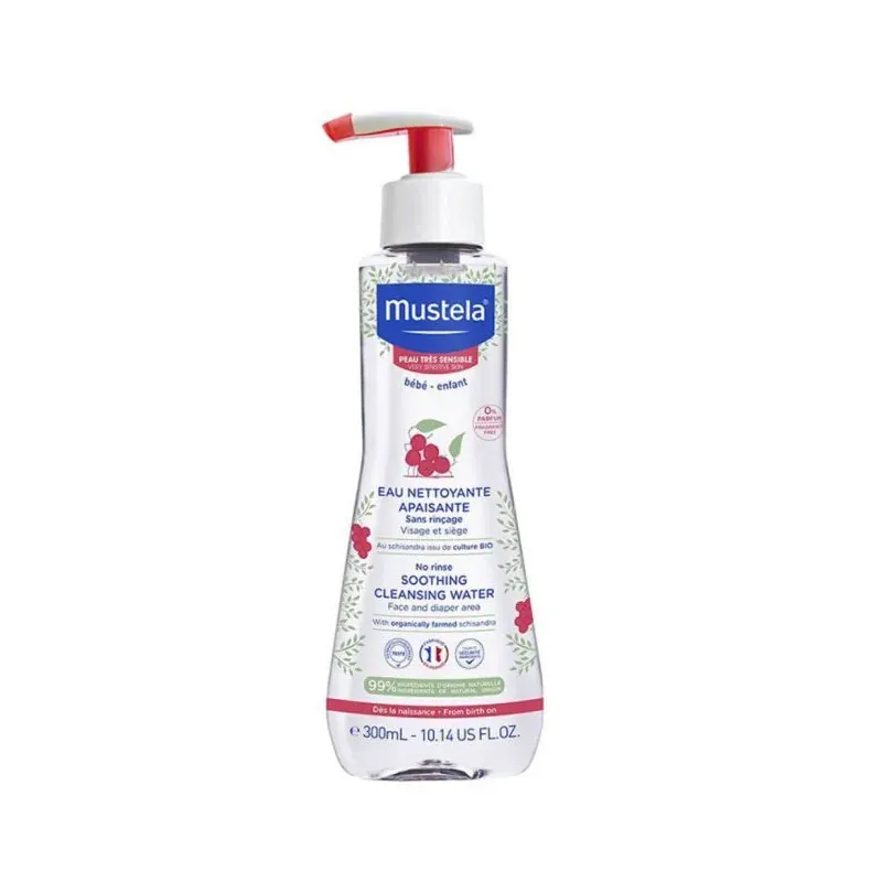 MUSTELA EAU NETTOYANTE APAISANTE SANS RINÇAGE 300ML