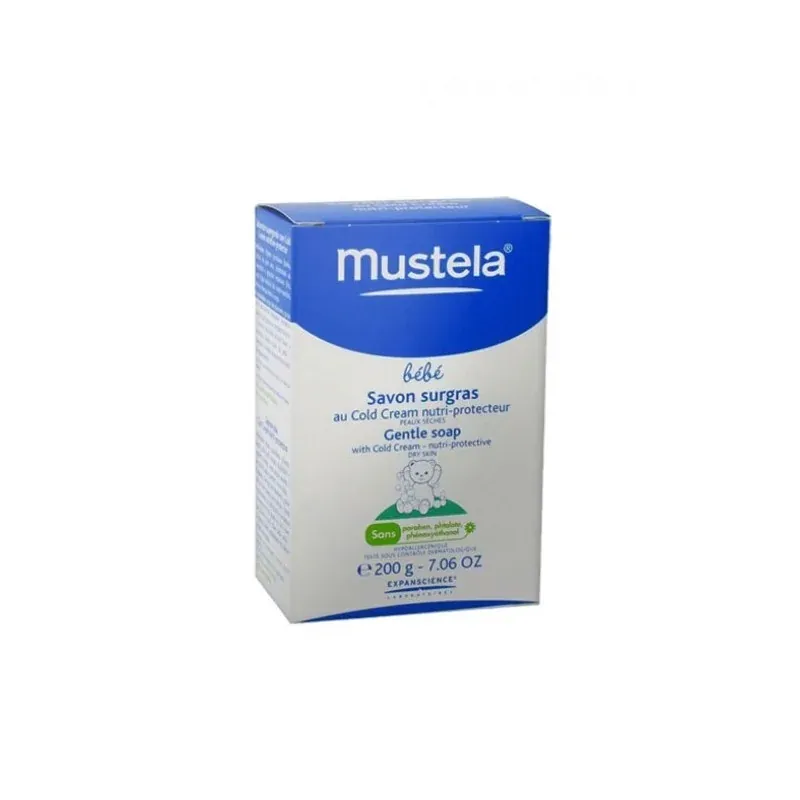 MUSTELA SAVON BEBE SURGRAS AU COLD CREAM 100 g Nutri-Protecteur